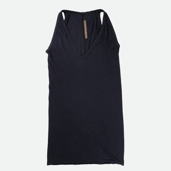Rick Owens Lilies - V-Neck Tank Top - IT 38/US 4- Black - Picture 1 of 5